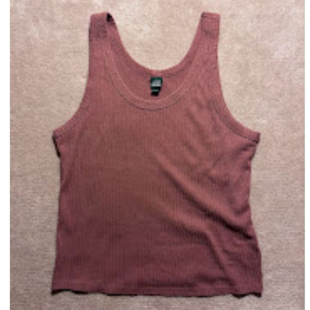 Wild Fable Mauve Ribbed Tank Top Women's Casual Basic XL